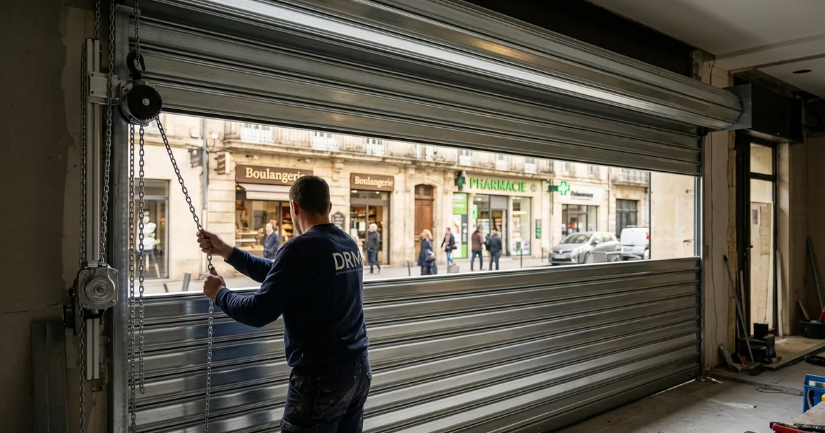 Installation Grille Métallique Commerces Montpellier - Processus et Spécificités