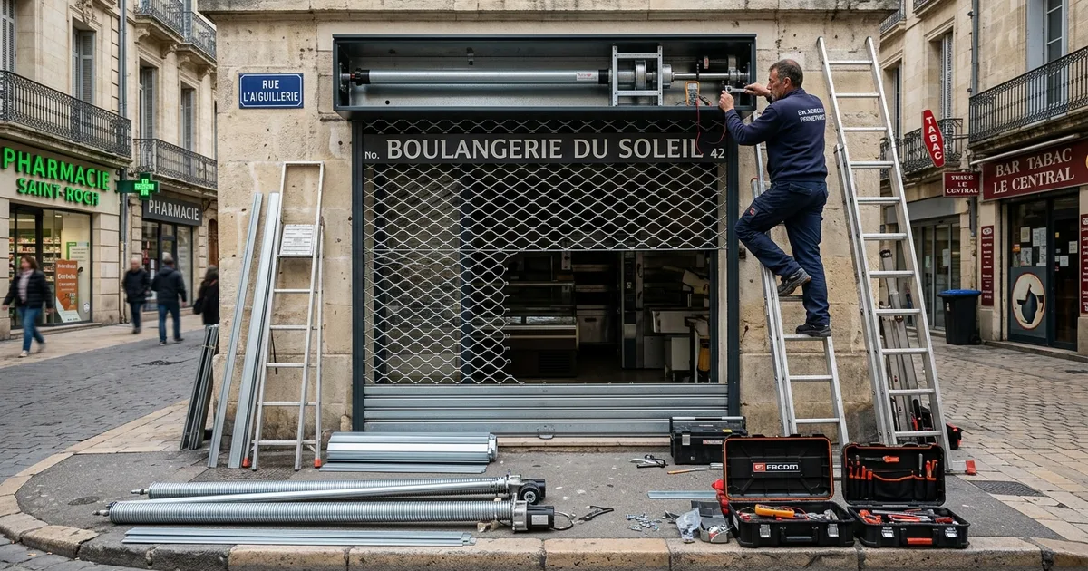 Réparation Rideau Métallique Dégradé Montpellier