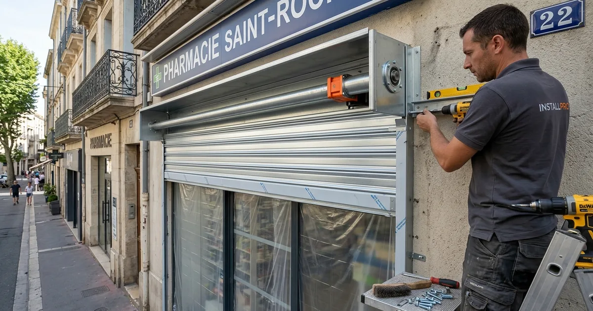Rideau Métallique pour Pharmacie Montpellier - Dossier