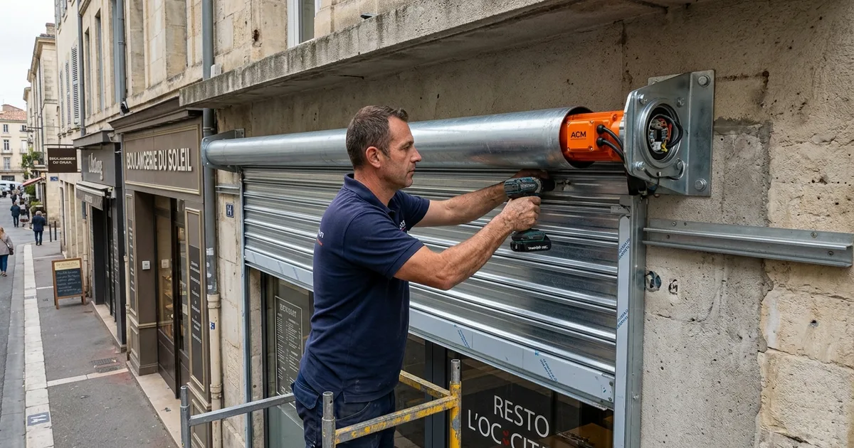 Rideau Métallique pour Restaurant à Montpellier