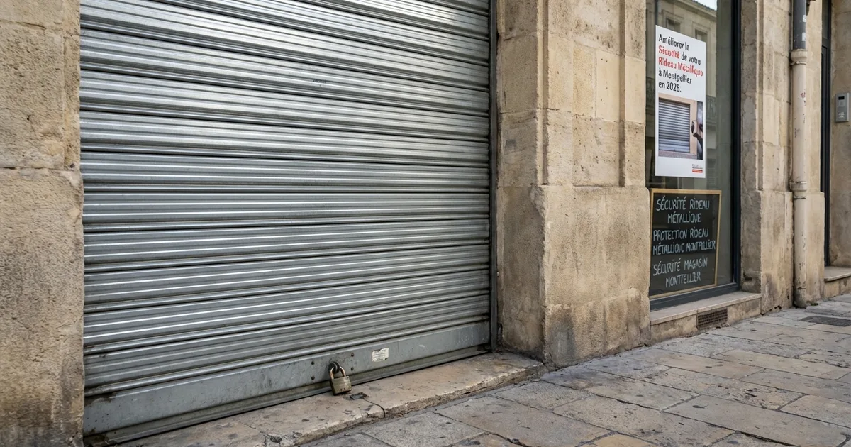 Améliorer la Sécurité de votre Rideau Métallique à Montpellier en