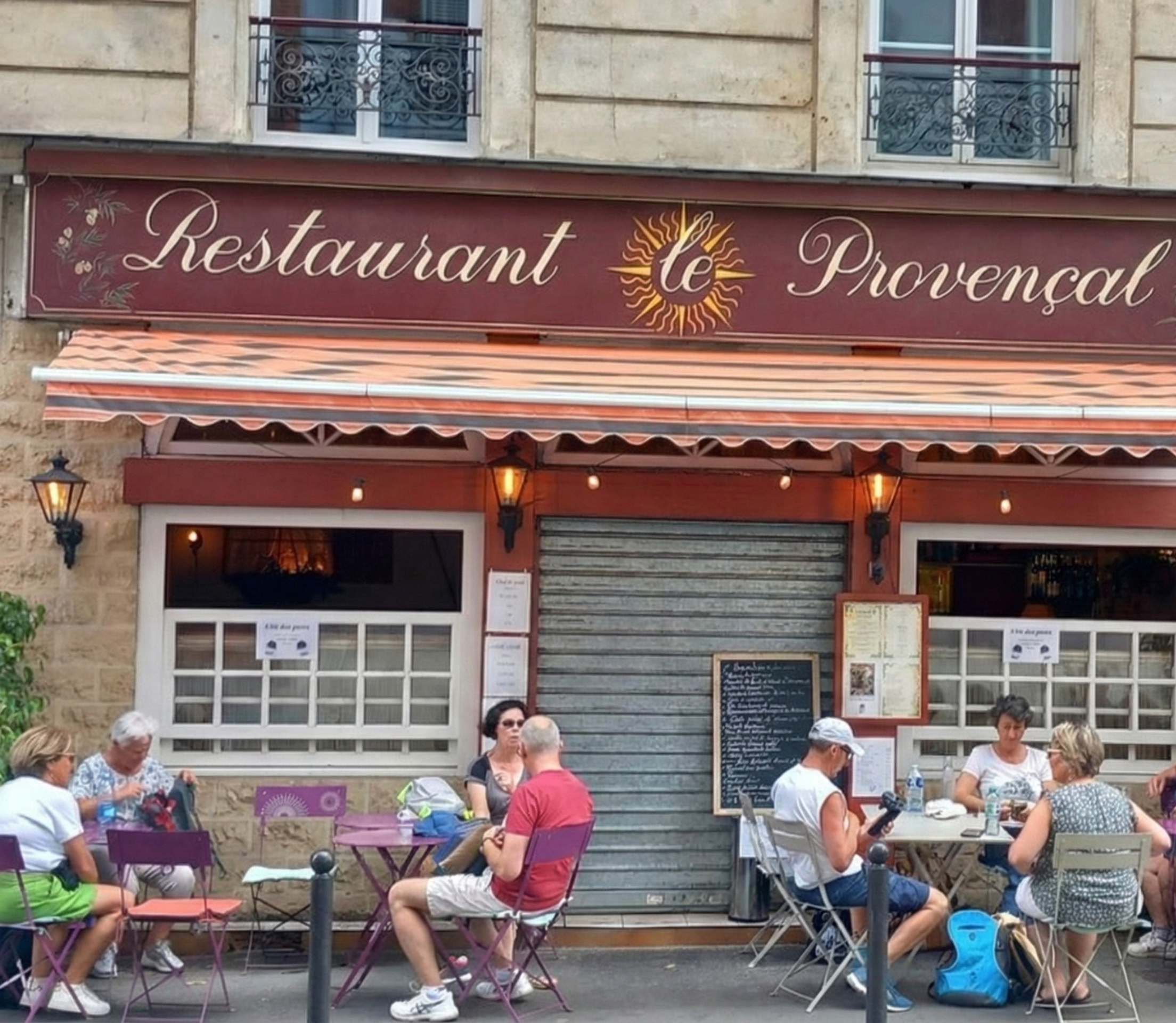 Restaurant Le Provençal - Rideau métallique Montpellier Centre